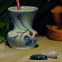 Detail of Painting: Tiki Time